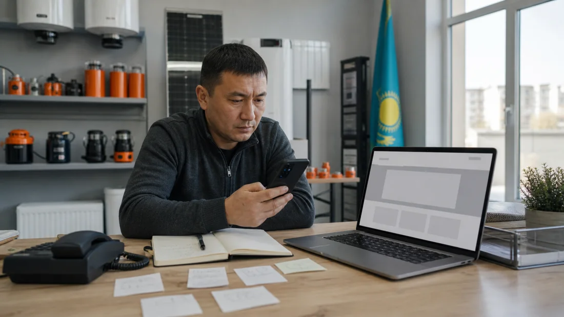 Without a website, the company is harder to trust